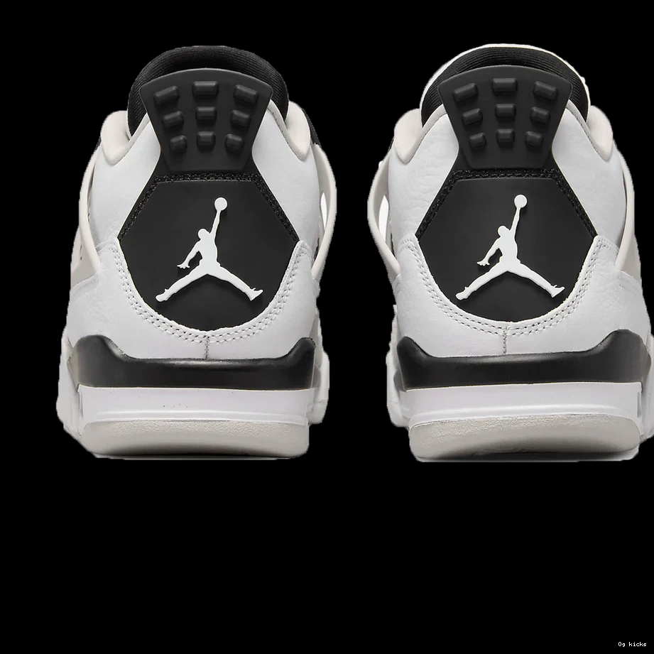 Black Military Jordan GS Retro 4 Air 0519